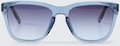 TOM TAILOR Unisex Eckige Sonnenbrille, blau, Farbverlauf, Gr. ONESIZE
