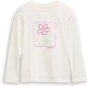 Thumbnail - TOM TAILOR Mädchen Langarmshirt mit Stickerei, weiß, Uni, Gr. 92/98
