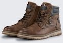 TOM TAILOR Herren Wasserdichte Stiefeletten mit Fütterung, braun, Uni, Gr. 41