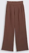 TOM TAILOR DENIM Damen Wide Leg Hose, braun, Uni, Gr. XS