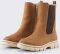 Thumbnail - TOM TAILOR Damen Wasserfeste Stiefel mit Fütterung, beige, Uni, Gr. 36