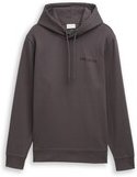 Thumbnail - TOM TAILOR Herren Hoodie Sweatshirt, schwarz, Uni, Gr. S