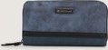 TOM TAILOR Damen TTELIN Portemonnaie mit Logo-Applikation, blau, Gr. ONESIZE