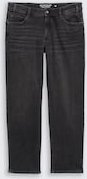 TOM TAILOR Damen Plus Size - Straight Jeans, schwarz, Uni, Gr. 44