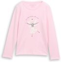 Thumbnail - TOM TAILOR Mädchen Langarmshirt mit Print, bunt, Uni, Gr. 116/122