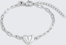 TOM TAILOR Damen Armband Herz aus Edelstahl silber, silber, Herz, Gr. ONESIZE