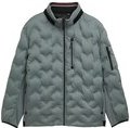 Thumbnail - TOM TAILOR Herren Plus Size - Hybrid Lightweight Steppjacke mit verstaubarer Kapuze, grün, Uni, Gr. 2XL