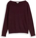 Thumbnail - TOM TAILOR Damen Strickpullover mit Kaschmir-Anteil, rot, Meliert, Gr. S