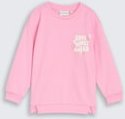 TOM TAILOR Mädchen Oversize Sweatshirt mit Print, rosa, Uni, Gr. 116/122