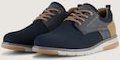 TOM TAILOR Herren Schnürschuhe im Knitted-Look, blau, Uni, Gr. 40