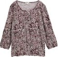 Thumbnail - TOM TAILOR Damen Crinkle Blusenshirt mit Muster, rot, Gemustert, Gr. XS