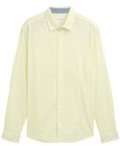 Thumbnail - TOM TAILOR Herren Regular Fit Hemd mit Logo-Stickerei, grün, Uni, Gr. XL