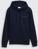 Thumbnail - TOM TAILOR Herren Hoodie Sweatshirt, blau, Uni, Gr. S