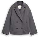 Thumbnail - TOM TAILOR Damen Cabanjacke mit Wollanteil, grau, Meliert, Gr. XXL