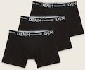 TOM TAILOR DENIM Herren Boxershorts im 3er-Pack, schwarz, Uni, Gr. XXL