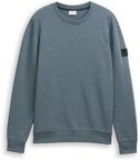Thumbnail - TOM TAILOR Herren Sweatshirt in Melange-Optik, grau, Meliert, Gr. XL