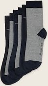 TOM TAILOR Damen Socken im 6er-Pack, blau, Gestreift, Gr. 35-38