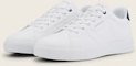 TOM TAILOR Herren Sneaker aus Lederimitat, weiß, Uni, Gr. 44