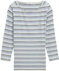 Thumbnail - TOM TAILOR Damen Langarmshirt mit Streifenmuster, blau, Gestreift, Gr. S