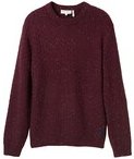 Thumbnail - TOM TAILOR Herren Regular Fit Strickpullover in Melange-Optik, lila, Meliert, Gr. M