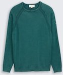 Thumbnail - TOM TAILOR Herren Strickpullover aus Baumwolle, grün, Uni, Gr. XXL
