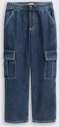 TOM TAILOR Jungen Baggy Cargo Jeans, blau, Uni, Gr. 104