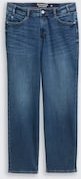 TOM TAILOR Damen Plus Size - Straight Jeans, blau, Uni, Gr. 44