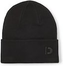 TOM TAILOR DENIM Herren Basic Beanie Mütze, schwarz, Uni, Gr. ONESIZE