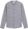 Thumbnail - TOM TAILOR Herren Regular Fit Hemd mit Leinenanteil, grau, Uni, Gr. XXL