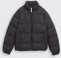 Thumbnail - TOM TAILOR Jungen Puffer-Jacke mit Stehkragen, grau, Uni, Gr. 128