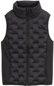 Thumbnail - TOM TAILOR Damen Lightweight Steppweste mit Stehkragen, schwarz, Uni, Gr. M