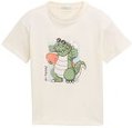 Thumbnail - TOM TAILOR Jungen Oversize T-Shirt mit Print, weiß, Uni, Gr. 92/98