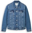 Thumbnail - TOM TAILOR Damen Plus Size - Jeansjacke mit Bio-Baumwolle, blau, Uni, Gr. 46