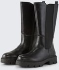 TOM TAILOR Damen Gefütterte Stiefel, schwarz, Uni, Gr. 38