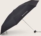 TOM TAILOR Unisex Ultramini Regenschirm, schwarz, Logo Print, Gr. ONESIZE