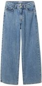 TOM TAILOR Mädchen Wide Leg Jeans, blau, Uni, Gr. 176