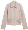 Thumbnail - TOM TAILOR Damen Regular Fit Jacke mit Reißverschluss, braun, Meliert, Gr. L