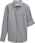 Thumbnail - TOM TAILOR Herren Regular Fit Hemd mit verstellbarer Ärmellänge, blau, Uni, Gr. XXXL
