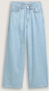 TOM TAILOR Mädchen Wide Leg Jeans, blau, Uni, Gr. 134