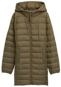 Thumbnail - TOM TAILOR DENIM Damen Lightweight Steppmantel mit Kapuze, grün, Uni, Gr. XS