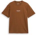 Thumbnail - TOM TAILOR DENIM Herren Relaxed Fit T-Shirt aus Baumwolle, braun, Uni, Gr. XS