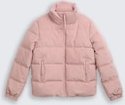 TOM TAILOR DENIM Damen Cord Pufferjacke mit Stehkragen, rosa, Uni, Gr. XXL
