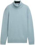 Thumbnail - TOM TAILOR DENIM Herren Basic Rollkragenpullover, blau, Uni, Gr. M