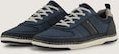 TOM TAILOR Herren Sneaker mit Mesh-Einsatz, blau, Uni, Gr. 41