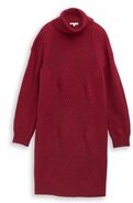 Thumbnail - TOM TAILOR Damen Loose Fit Strickkleid, rot, Meliert, Gr. 42