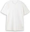 Thumbnail - TOM TAILOR Herren Basic T-Shirt im 2er-Pack mit V-Ausschnitt, weiß, Uni, Gr. L