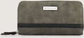 TOM TAILOR Damen TTELIN Portemonnaie mit Logo-Applikation, grau, Uni, Gr. ONESIZE