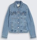 Thumbnail - TOM TAILOR Damen Jeansjacke mit Eingriffstaschen, blau, Uni, Gr. L