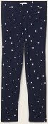 TOM TAILOR Mädchen Leggings mit Herzmuster, blau, Gemustert, Gr. 104/110