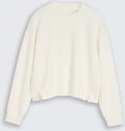 TOM TAILOR Mädchen Cropped Scuba Sweatshirt, braun, Uni, Gr. 140